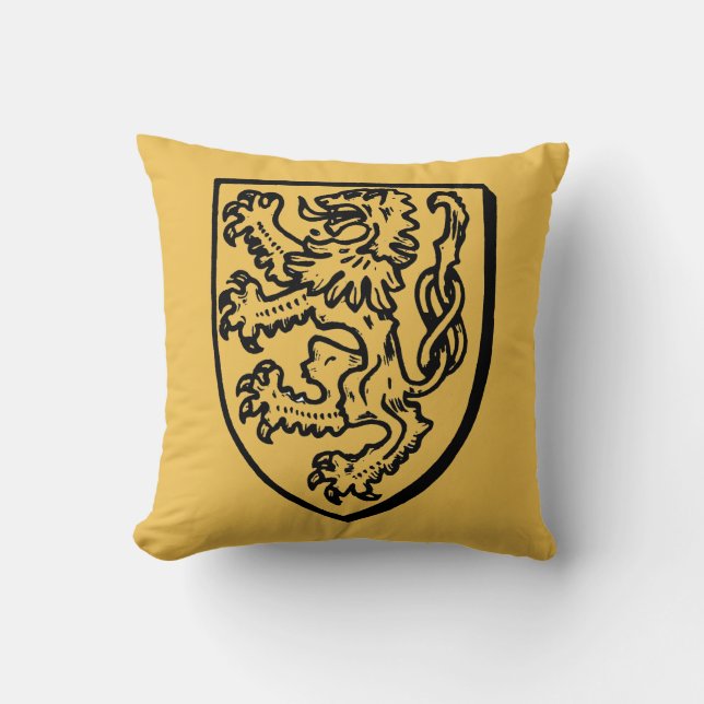 Heraldry: Lion Cushion (Front)