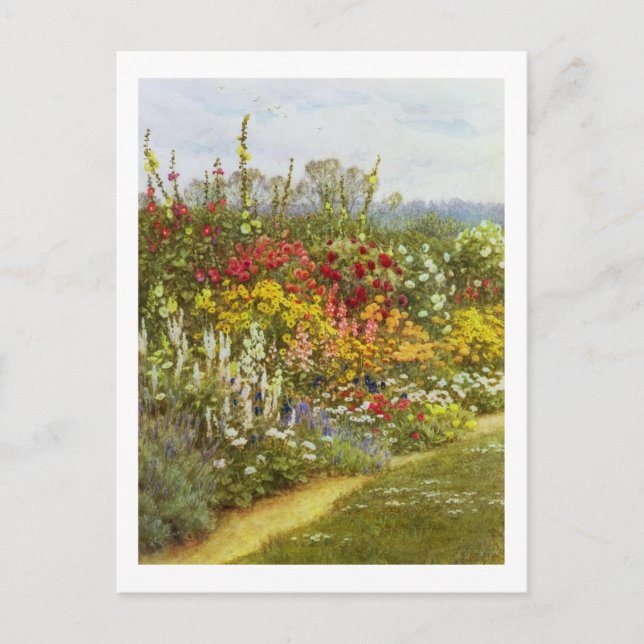Herb and Flower Pathway Postcard (Front)
