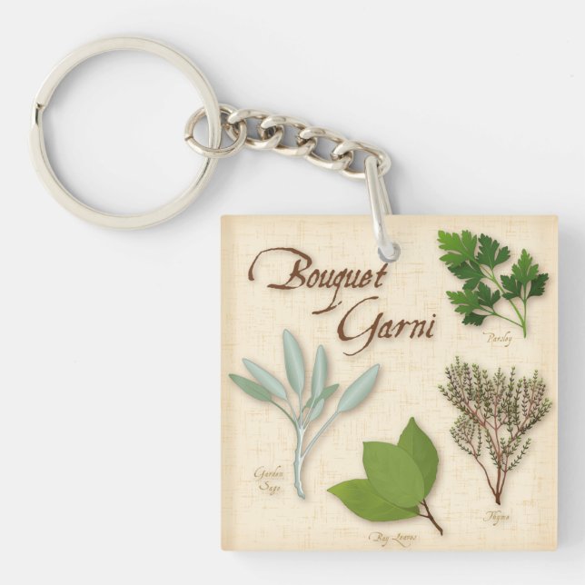 Herb Bouquet Keychain (Front)