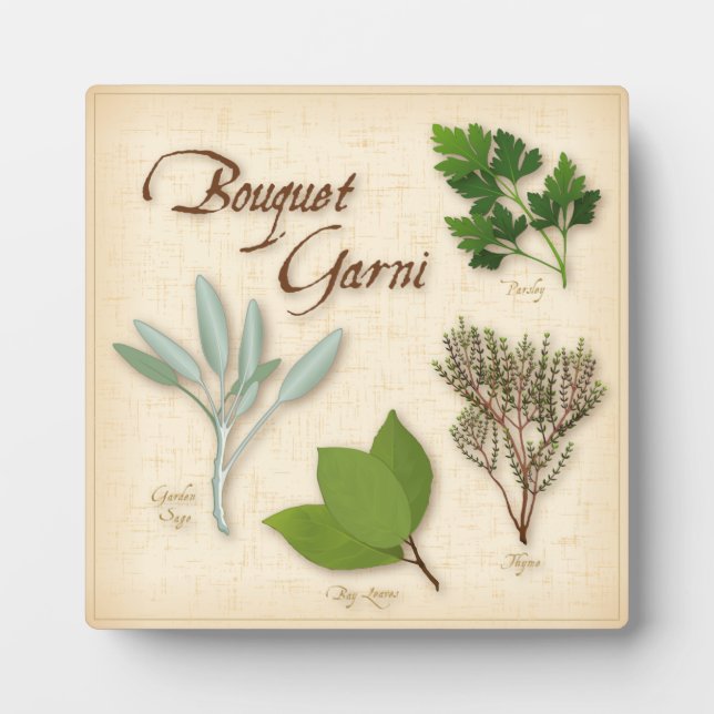 Herb Bouquet Plaque (Front)