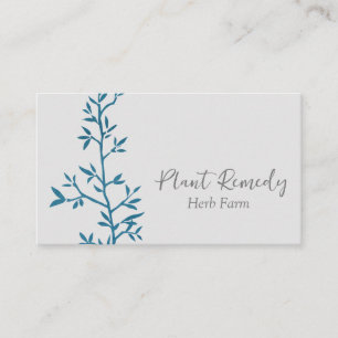 Herb Farm Medicinal Plants Illustration  Business Card