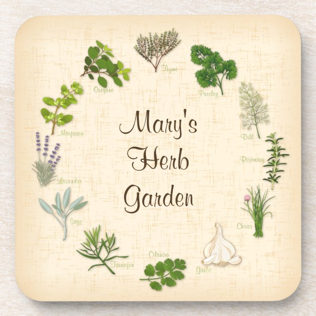 Herb Garden Coasters (Front)