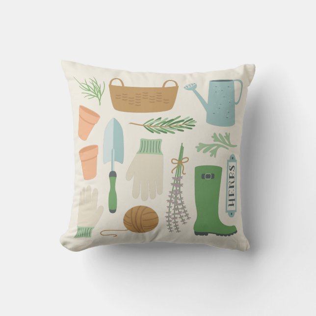 Herb Garden Cushion (Front)