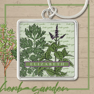 Herb Garden Keychain