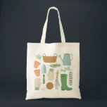 Herb Garden Tote<br><div class="desc">A collection of gardening tools and herbs</div>