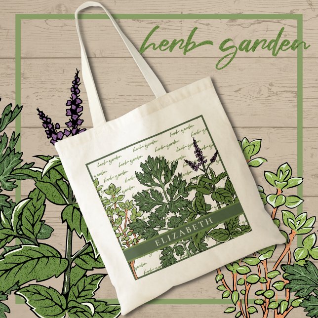 Herb Garden  Tote Bag (Herb Garden Tote)