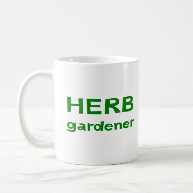 herb gardener coffee mug (Left)
