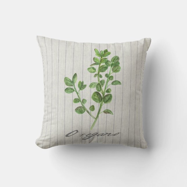 Herb Pillow - Oregano (Front)