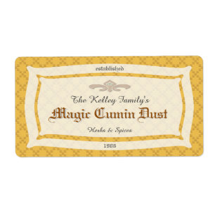 Herb & Spice U Pick Colour Product with Date