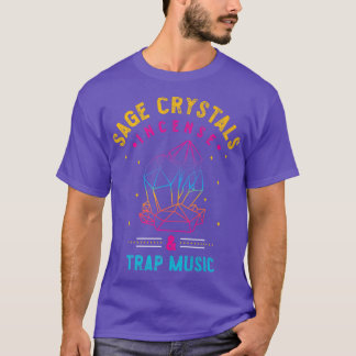 Herbal Chakras And Healing Or Sage Crystals And Tr T-Shirt
