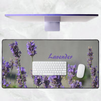 Herbal Lavender Photographic Floral Grey