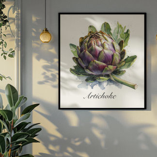 Herbal Life: Artichoke customisable Poster
