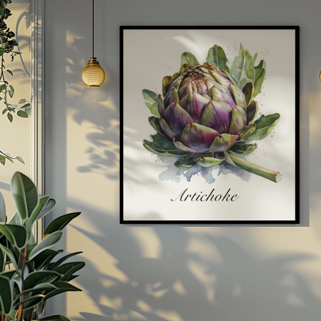 Herbal Life: Artichoke customisable  Poster (Creator Uploaded)
