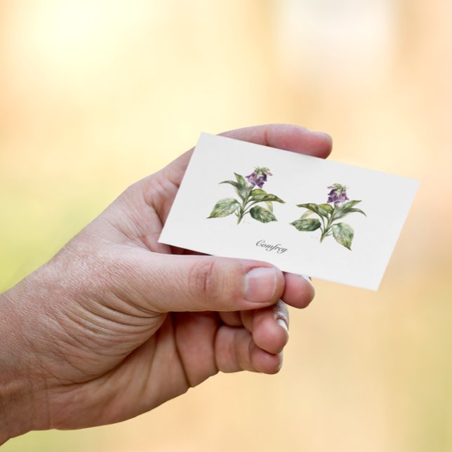 Herbal Life: comfrey customisable Business Card (Creator Uploaded)