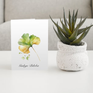 Herbal Life: Ginkgo Biloba  customisable  Card