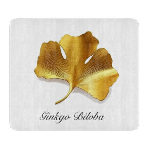 Herbal Life: Golden Ginkgo Biloba customisable Cutting Board