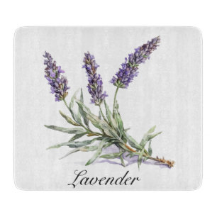 Herbal Life: Lavender, customisable Cutting Board