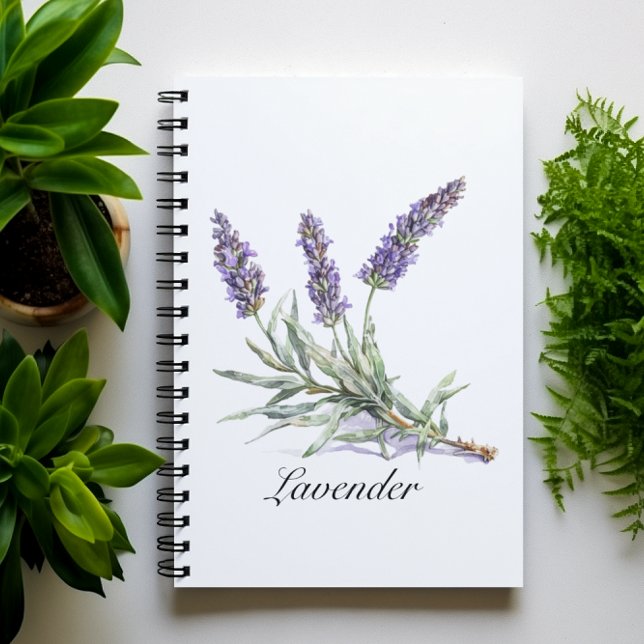 Herbal Life: Lavender, customisable  Notebook (Creator Uploaded)