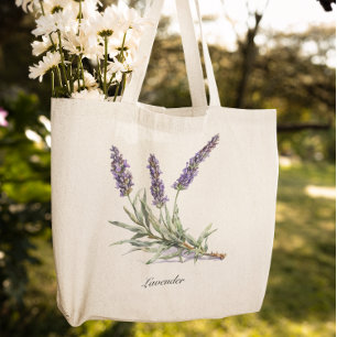 Herbal Life: Lavender, customisable Tote Bag