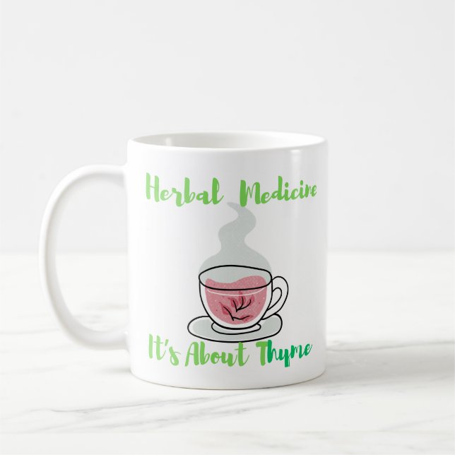 Herbal Medicine - It's About Thyme Coffee Mug (Left)