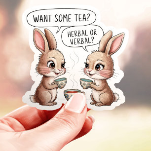 Herbal or Verbal Tea Bunnies 