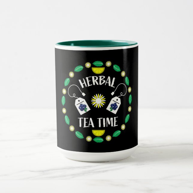 Herbal Rea Drinkers  Mug (Center)