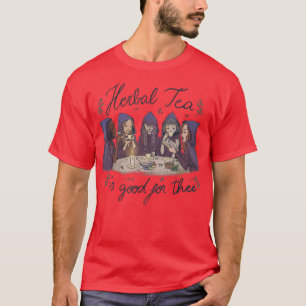 Herbal Tea Witch Design Witchy Spellcaster T-Shirt