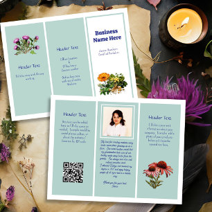 Herbalist Advertising Brochure Double-sided