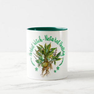 Herbalist Herbalism Herbs Plants Medicine Two-Tone Coffee Mug