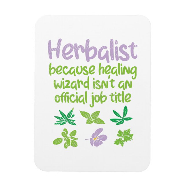 Herbalist Herbs Funny Magnet (Vertical)
