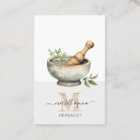 Herbalist Natural Medicine Mortar Pestle