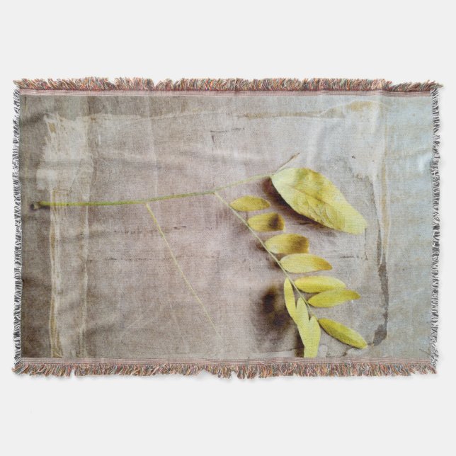 Herbarium V Throw Blanket (Front)