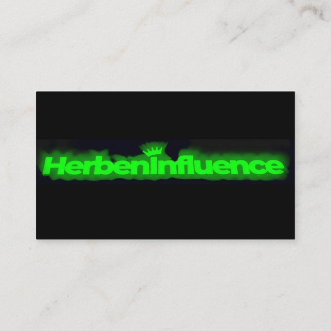 Herben Influence Business Cards (Back)