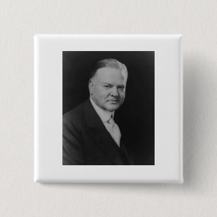 Herbert Hoover 15 Cm Square Badge