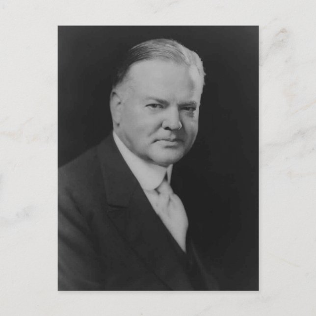Herbert Hoover 31st President Postcard (Front)