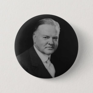 Herbert Hoover 6 Cm Round Badge