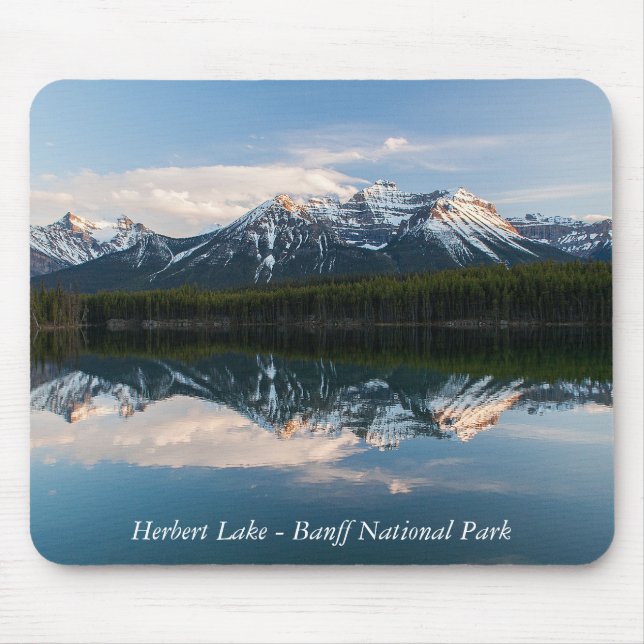 Herbert Lake, Alberta, Canada mousepad (Front)