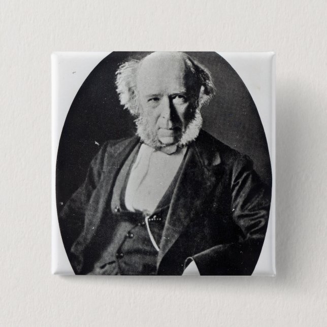 Herbert Spencer 15 Cm Square Badge (Front)