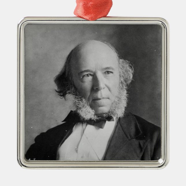 Herbert Spencer Metal Ornament (Front)