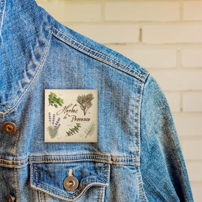 Herbes de Provence Button (Herbes de Provence Button with rosemary, sweet lavender, fennel, oregano and thyme. )