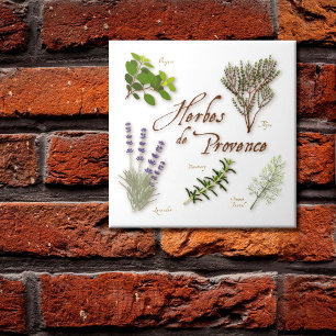 Herbes de Provence Ceramic Tile