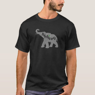 Herbivore Elephant Vegan Love Eat Veg Inspired Des T-Shirt