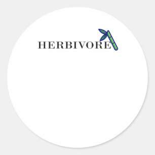 Herbivore Natural Bamboo Classic Round Sticker