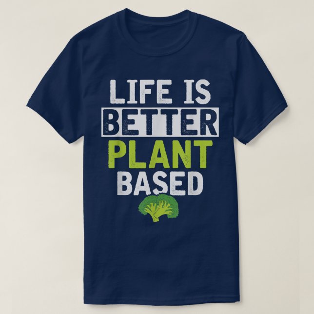 Herbivore Vegetables Plant Based Vegetarian Food V T-Shirt (Design Front)