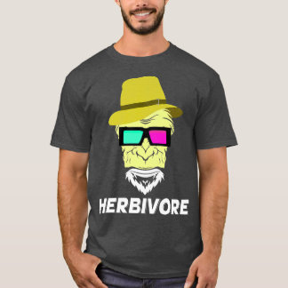 Herbivore Vegetarian Vegan Gorilla  T-Shirt