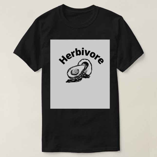 Herbivorous avocado T-Shirt (Design Front)