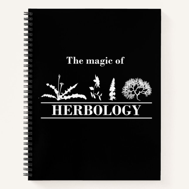 Herbology herbalist herbalism notebook (Front)