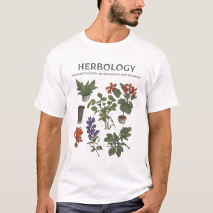 HERBOLOGY PLANTS Gardening Plants Botanical Lover  T-Shirt