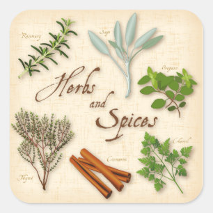 Herbs and Spices Stickers