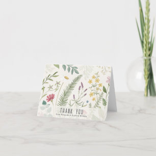 Herbs and Wildflowers Thank You Card